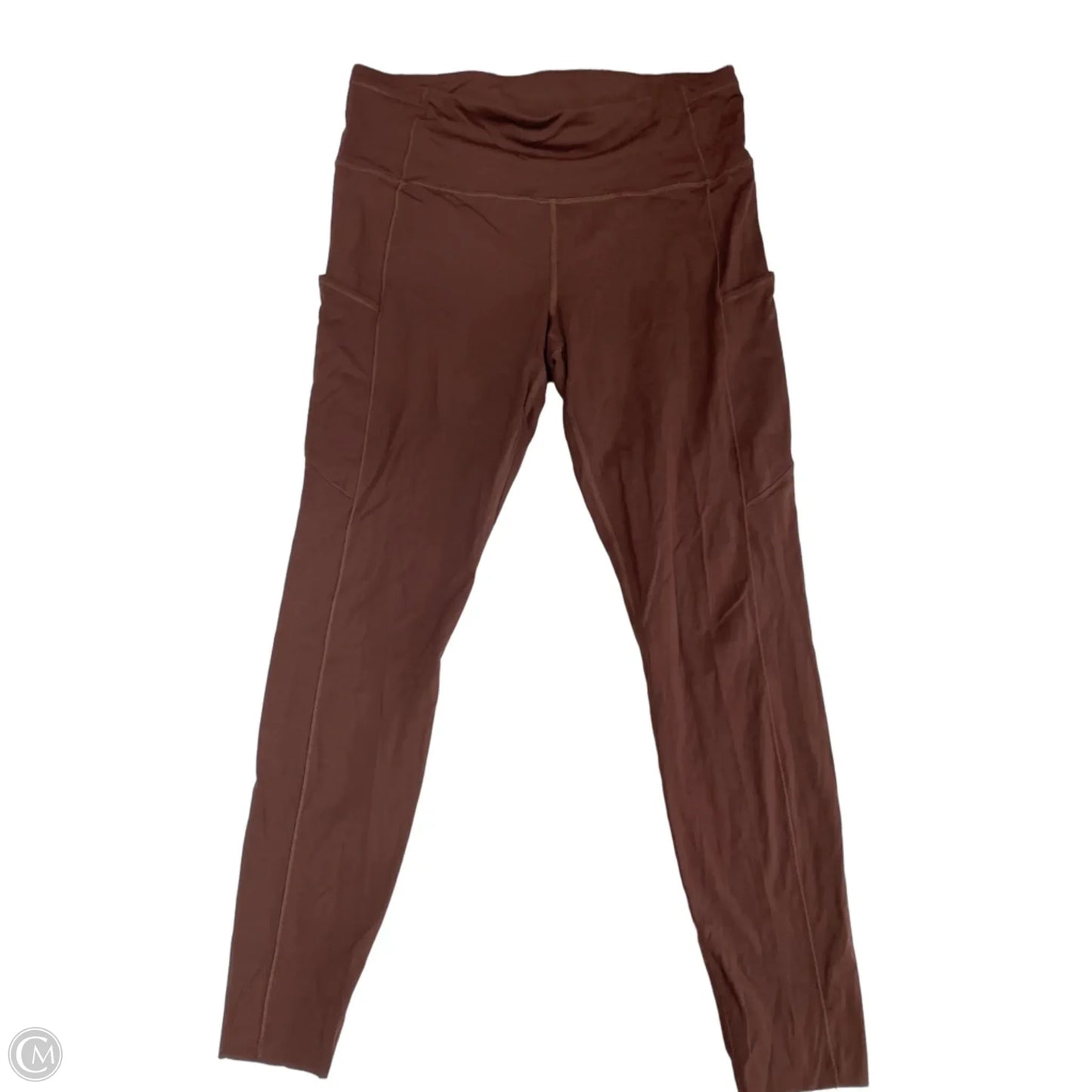 Athletic Leggings By Lululemon In Brown, Size: 12
