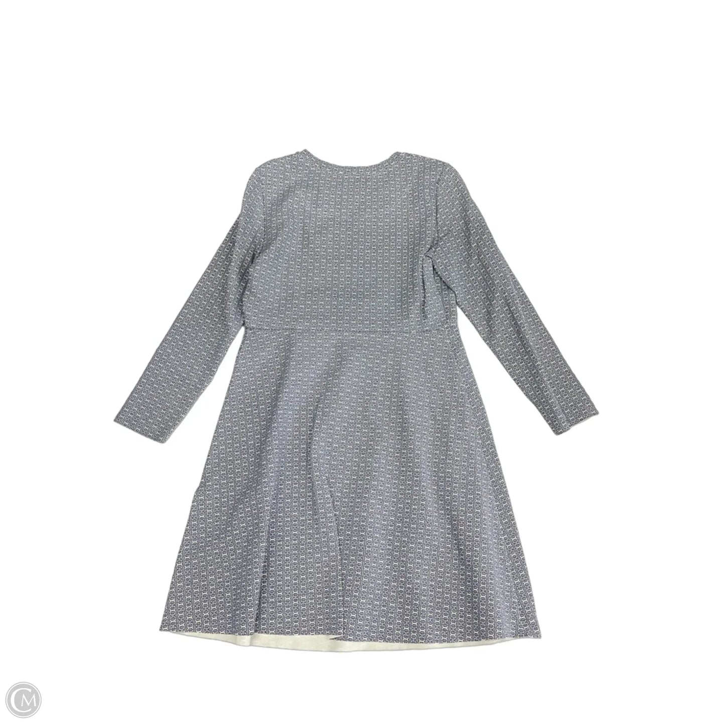 Dress Designer By Tory Burch In Blue & White, Size: M