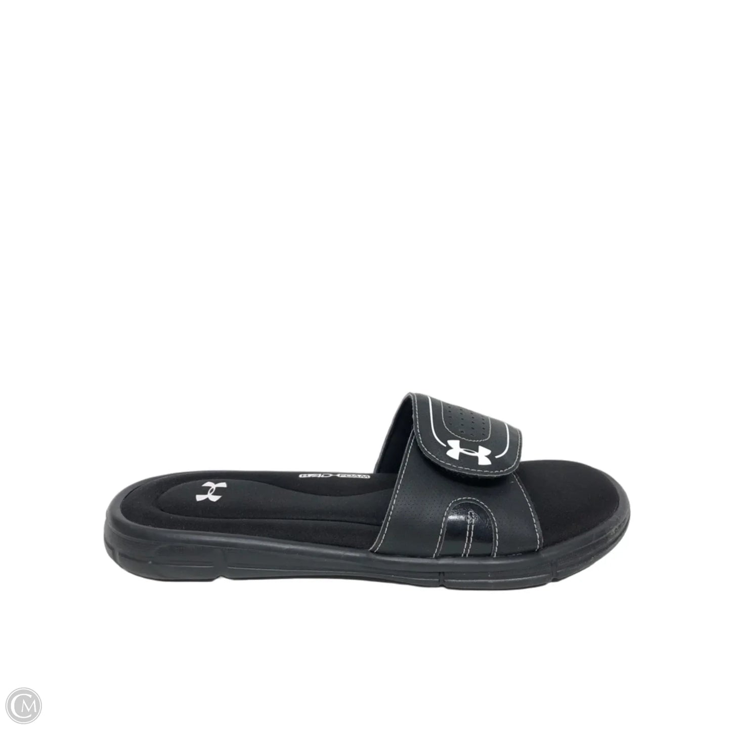 Sandals Sport By Under Armour In Black, Size: 11