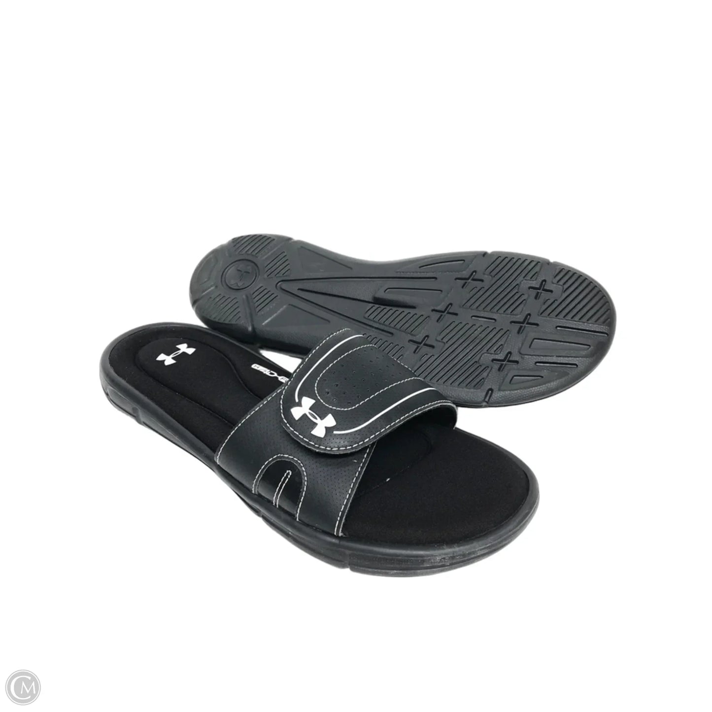 Sandals Sport By Under Armour In Black, Size: 11