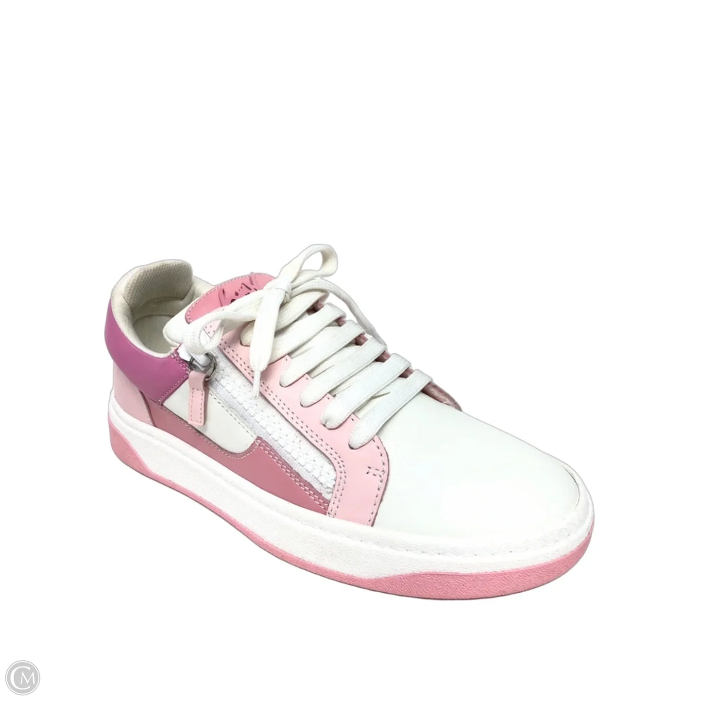 Shoes Designer By Giuseppe Zanotti In Pink & White, Size: 11