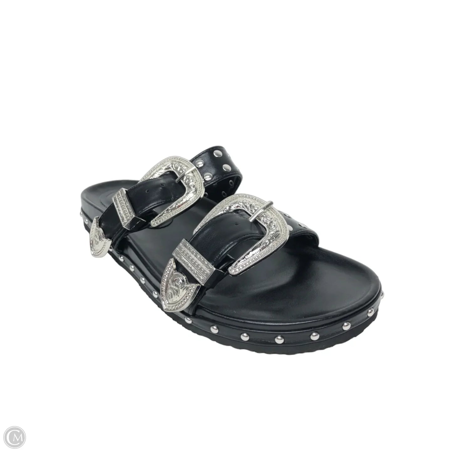 Sandals Flats By Azalea Wang In Black, Size: 10