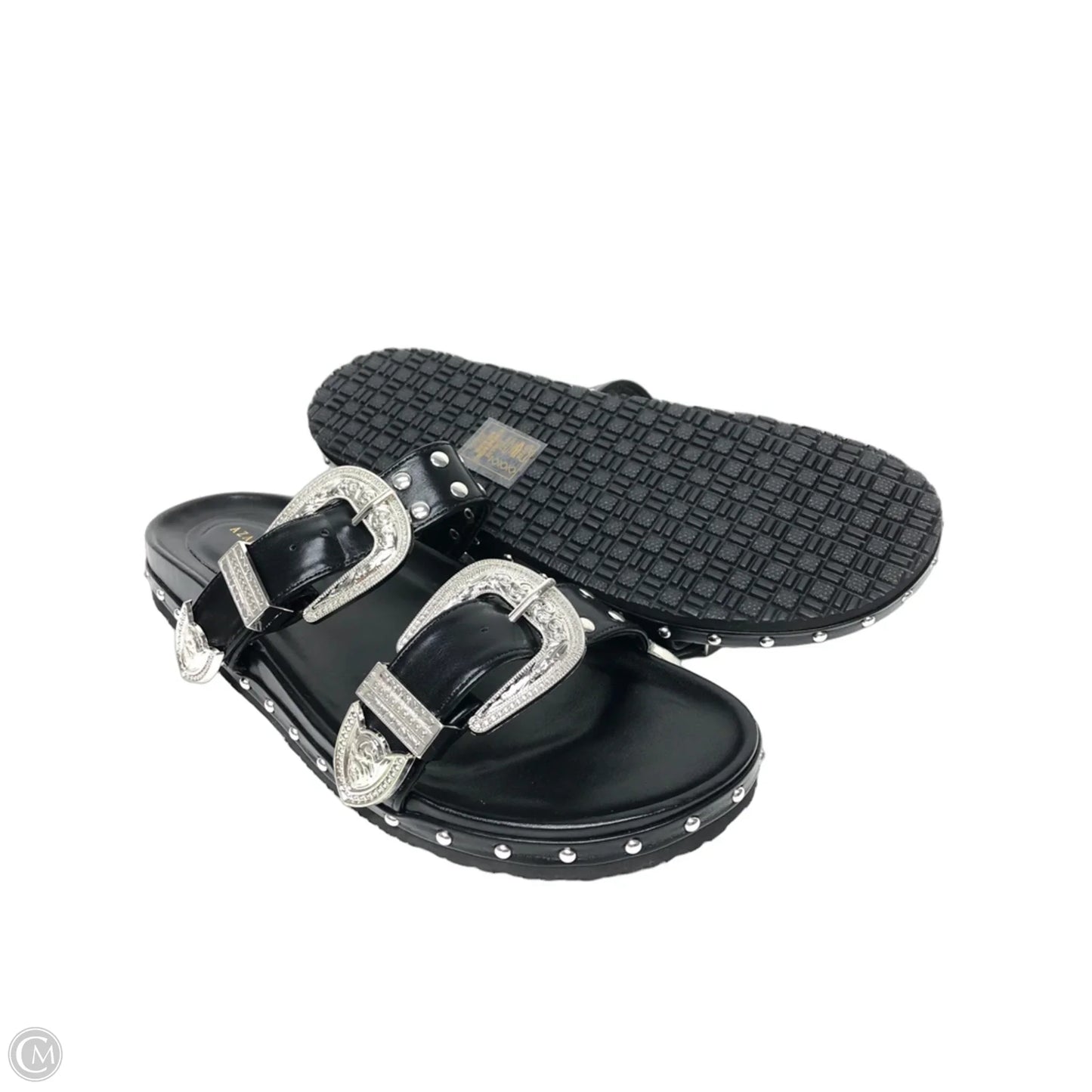 Sandals Flats By Azalea Wang In Black, Size: 10