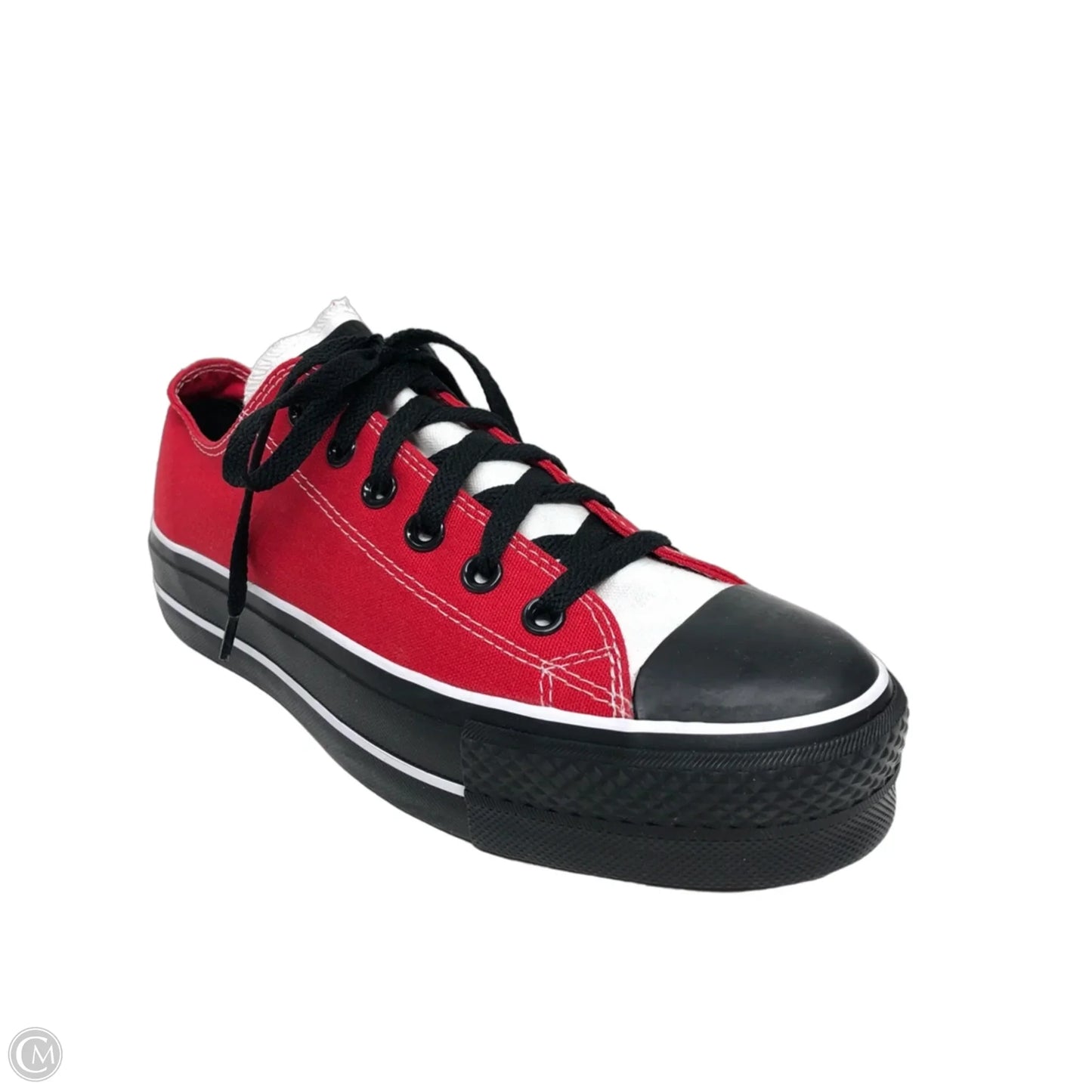 Shoes Sneakers By Converse In Black & Red, Size: 9.5