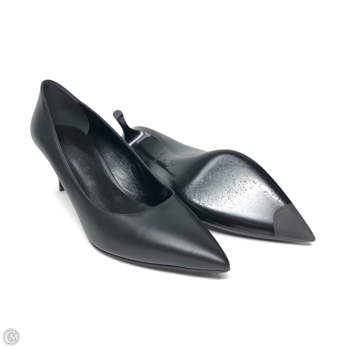 Shoes Luxury Designer By Louis Vuitton In Black, Size: 7.5