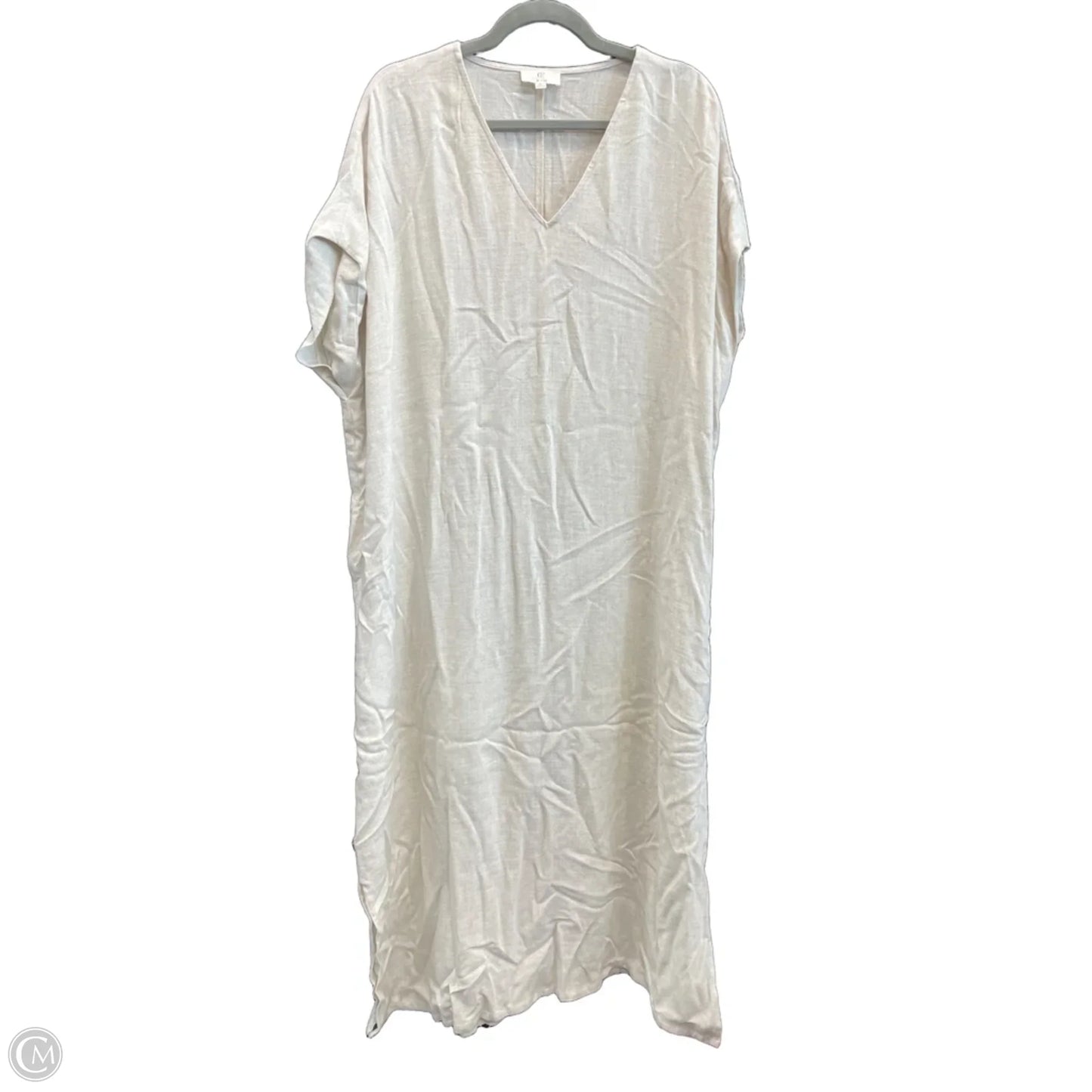 Dress Casual Maxi By Cmc In Beige, Size: Xl