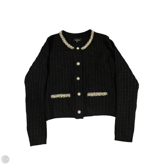 Sweater Cardigan By Lea & Viola In Black, Size: S