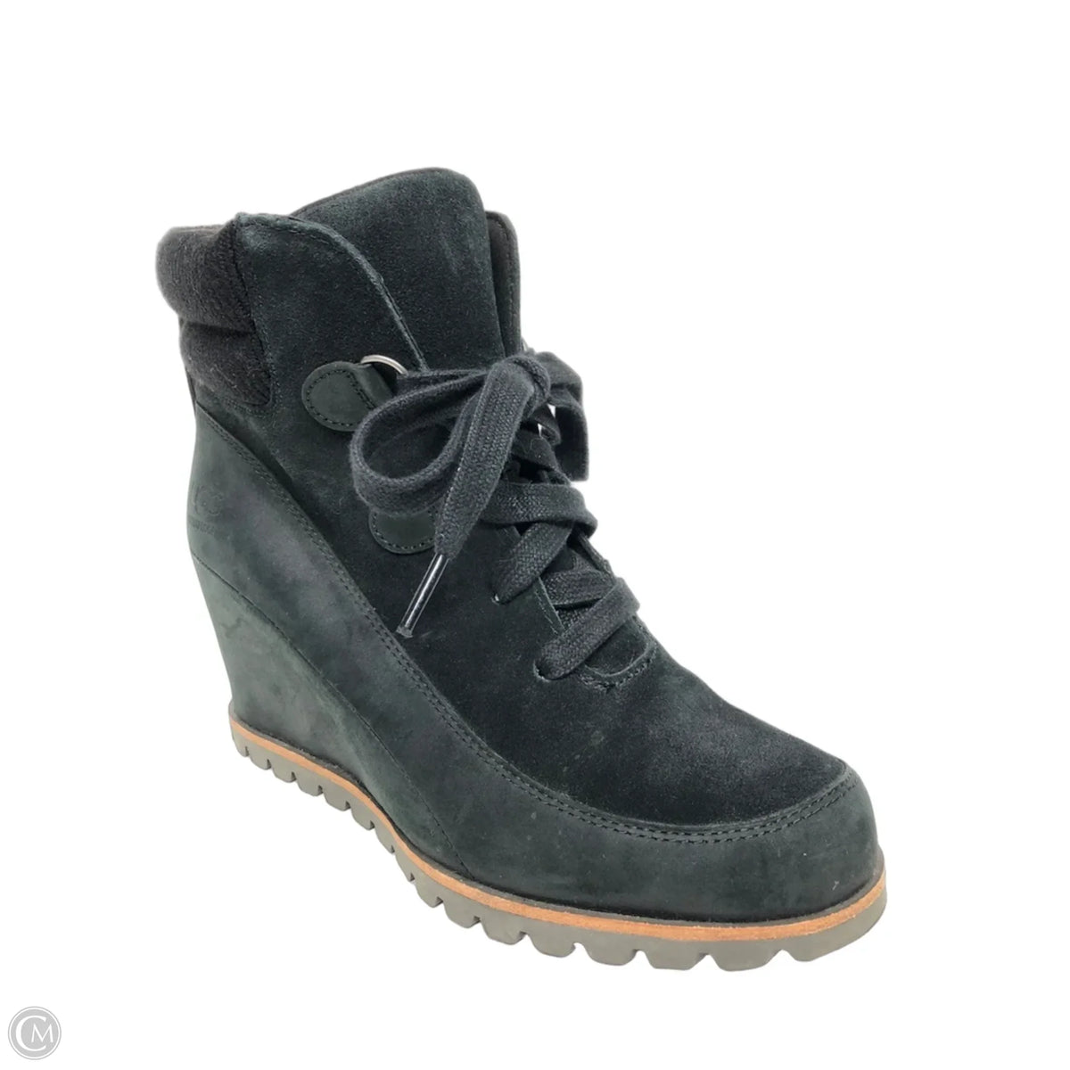 Boots Ankle Heels By Ugg In Black, Size: 7