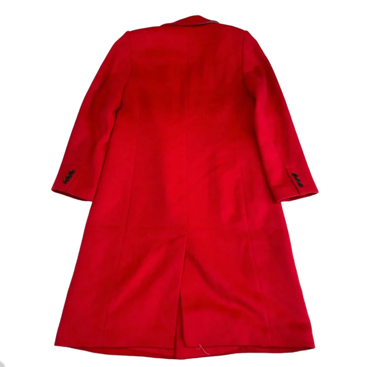 Coat Wool By Loft In Red, Size: M