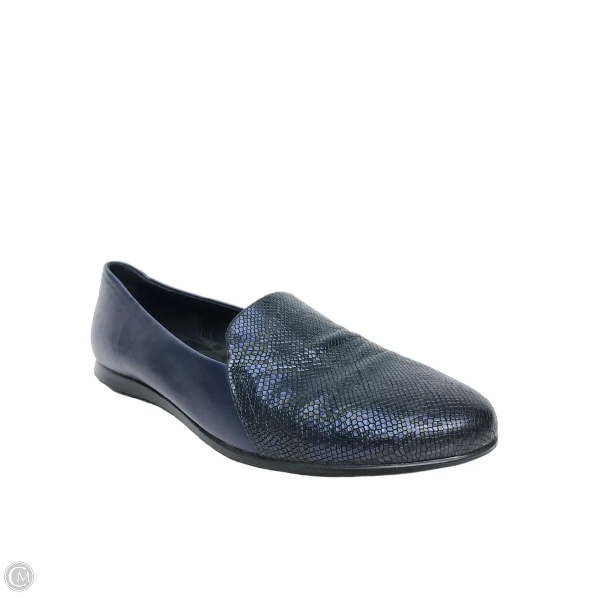 Shoes Flats By Ecco In Navy, Size: 10