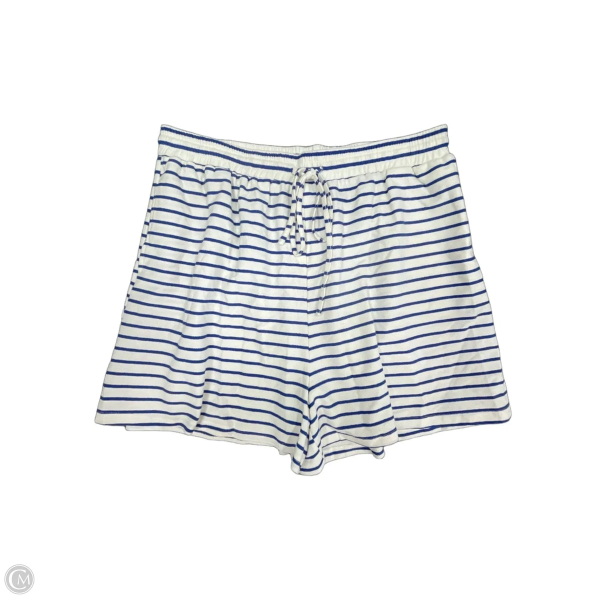 Shorts By Oddi In Blue & White, Size: 3x