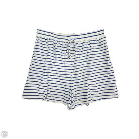 Shorts By Oddi In Blue & White, Size: 3x