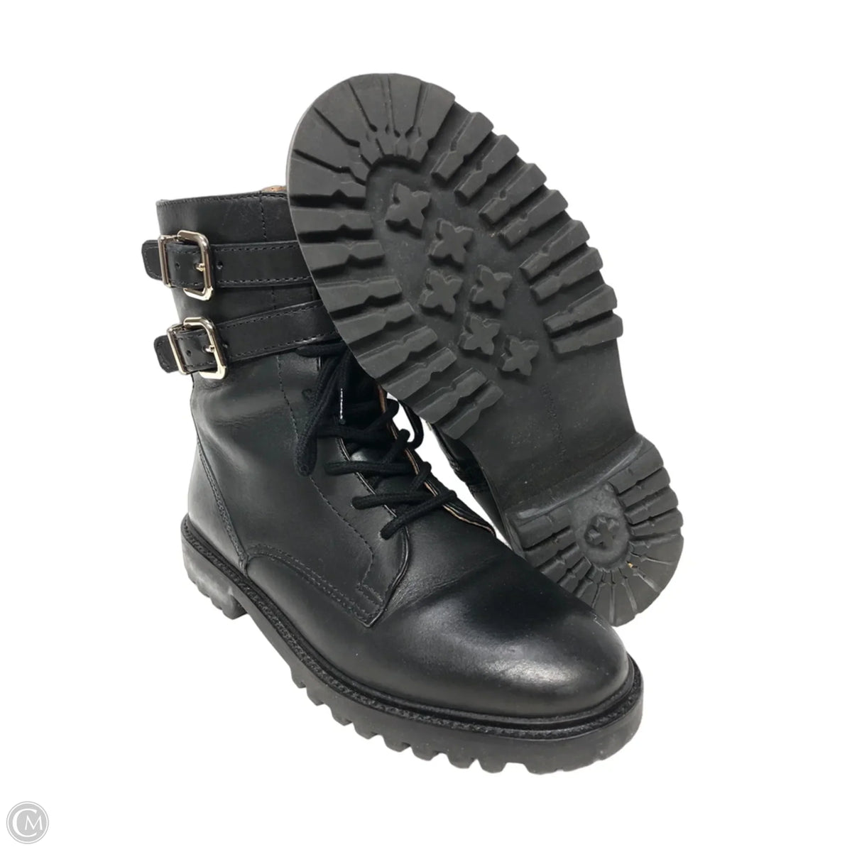 Boots Combat By Antonio Melani In Black, Size: 6.5