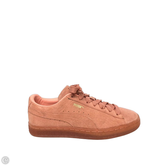 Shoes Sneakers By Puma In Orange, Size: 8.5