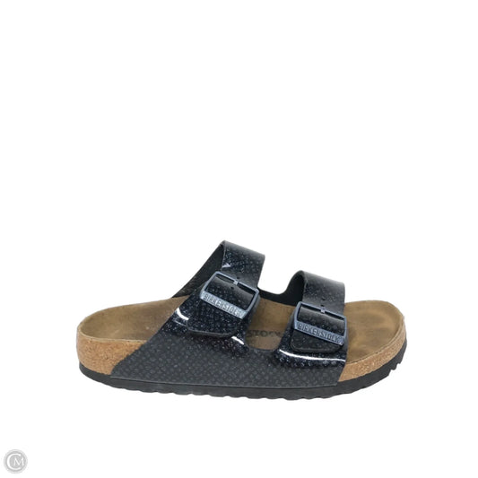 Sandals Flats By Birkenstock In Blue, Size: 6