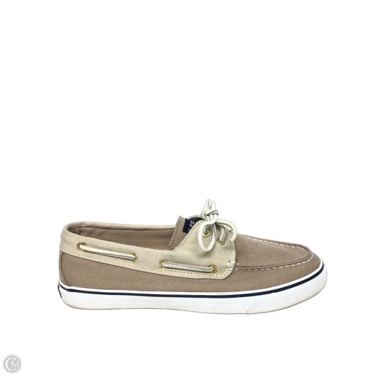 Shoes Flats By Sperry In Tan, Size: 10