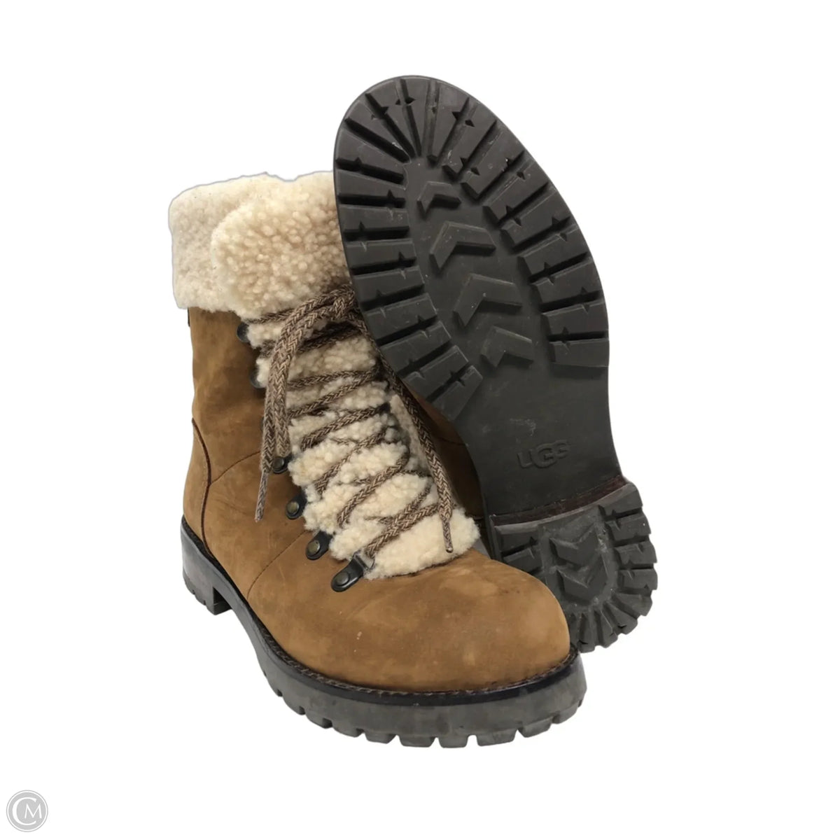 Boots Combat By Ugg In Brown, Size: 7