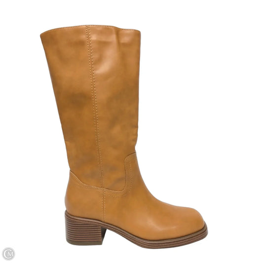 Boots Knee Heels By Indigo Rd In Tan, Size: 11