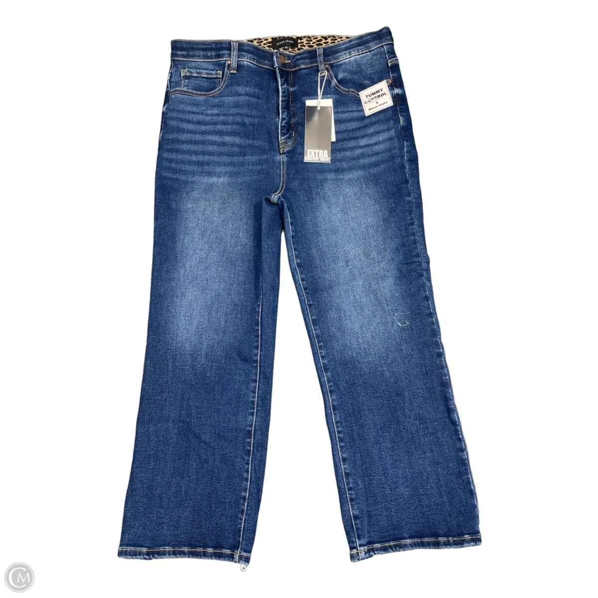 Jeans Straight By Risen In Blue Denim, Size: 3x