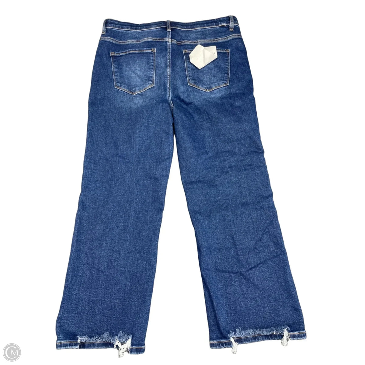 Jeans Straight By Risen In Blue Denim, Size: 3x