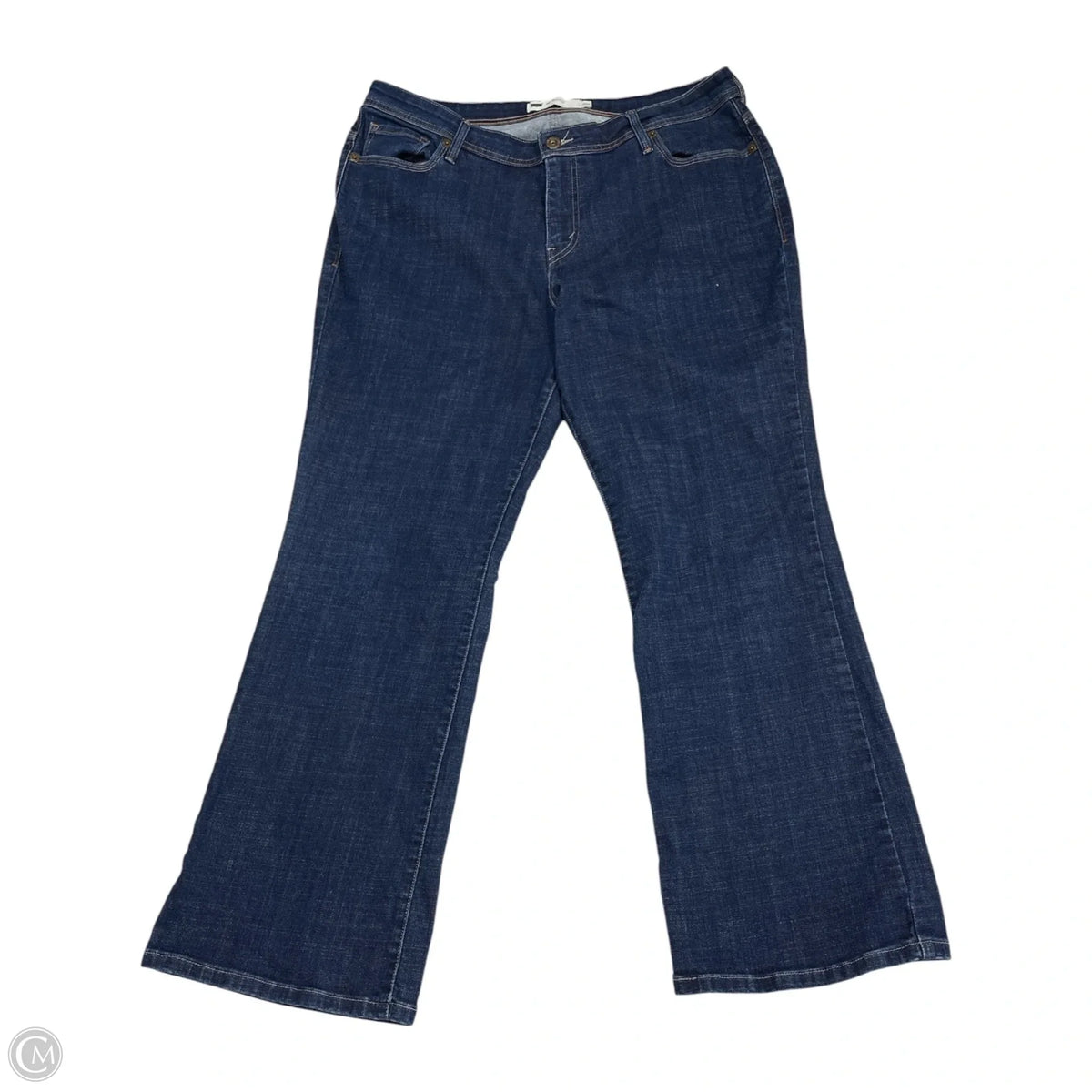 Jeans Boot Cut By Levis In Blue Denim, Size: 20