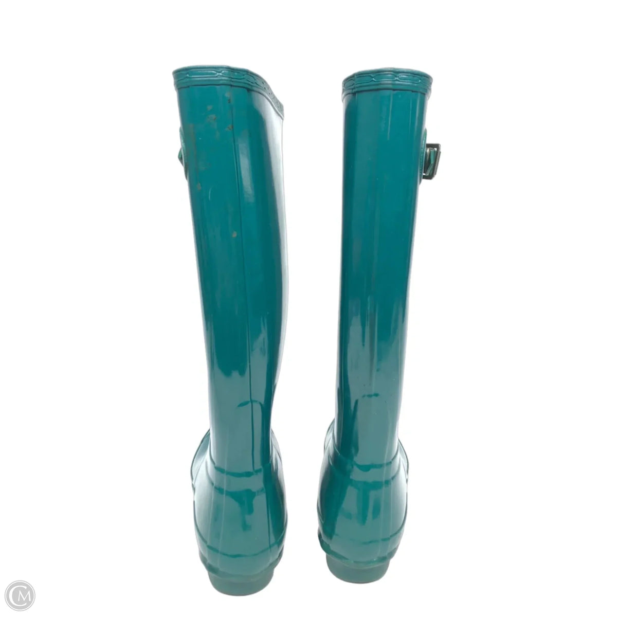 Boots Rain By Hunter In Teal, Size: 7