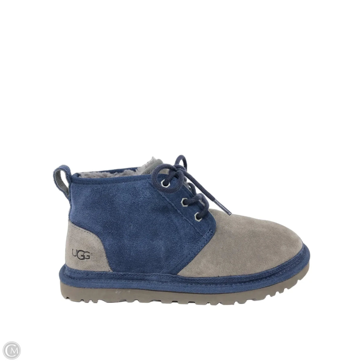 Boots Ankle Flats By Ugg In Blue & Grey, Size: 7