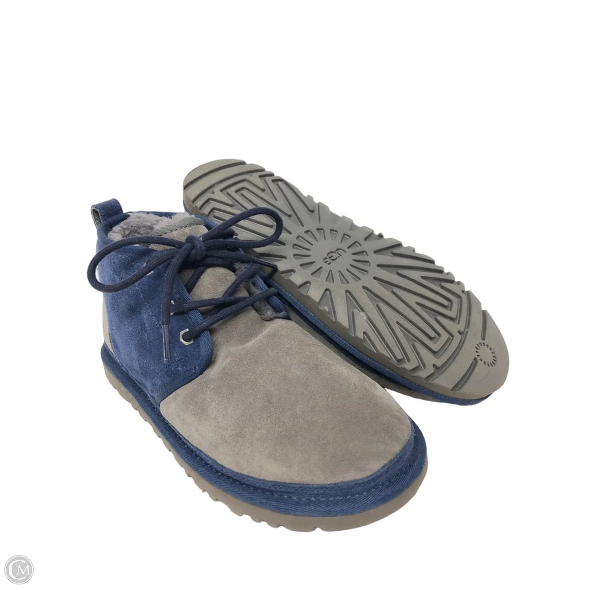 Boots Ankle Flats By Ugg In Blue & Grey, Size: 7