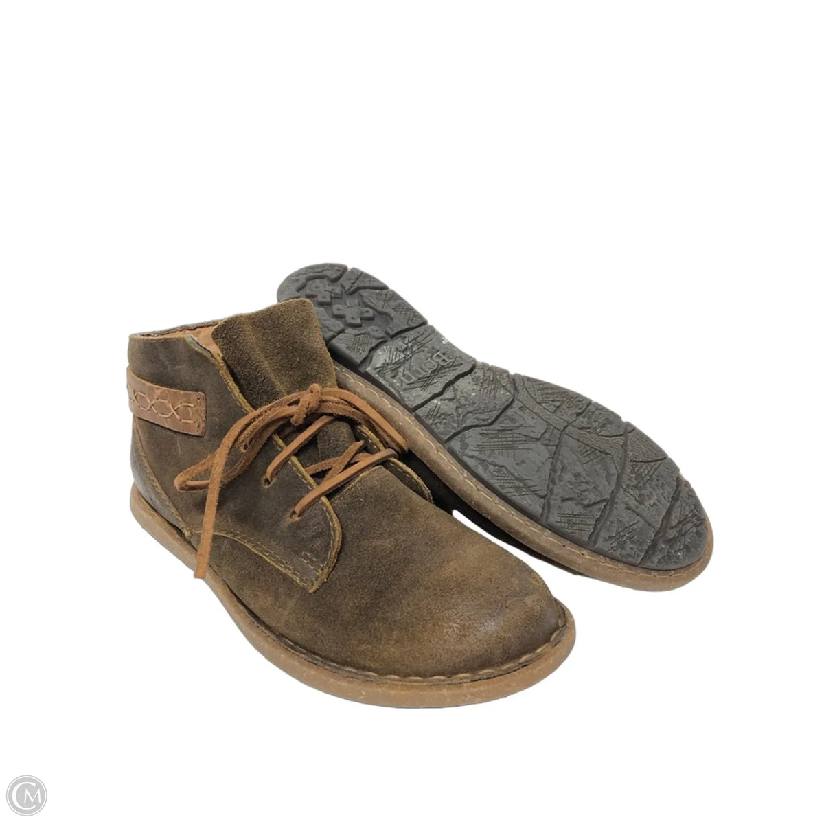 Boots Ankle Flats By Born In Brown, Size: 8.5