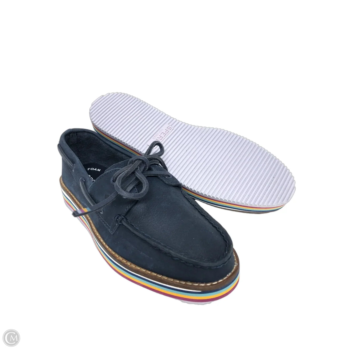 Shoes Flats By Sperry In Navy, Size: 7