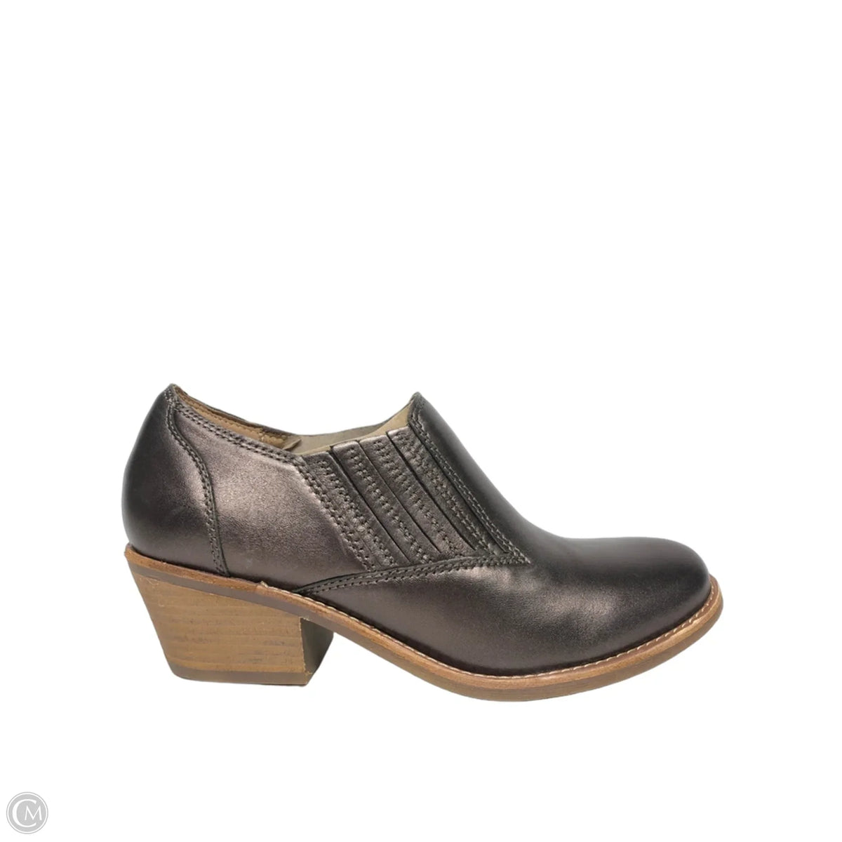 Boots Ankle Heels By Earth In Bronze, Size: 7