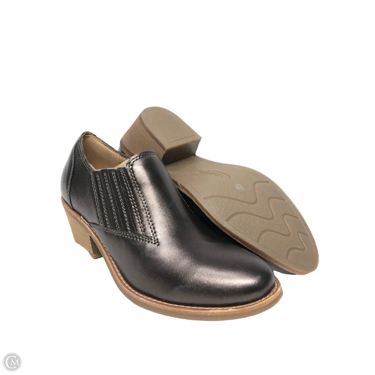 Boots Ankle Heels By Earth In Bronze, Size: 7