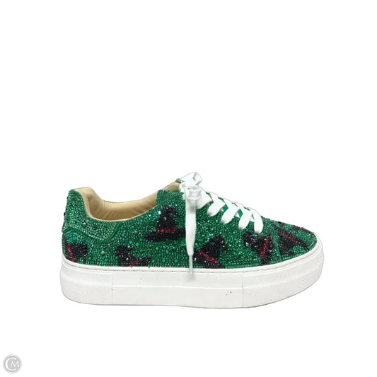 Shoes Sneakers Platform By Betsey Johnson In Green, Size: 7