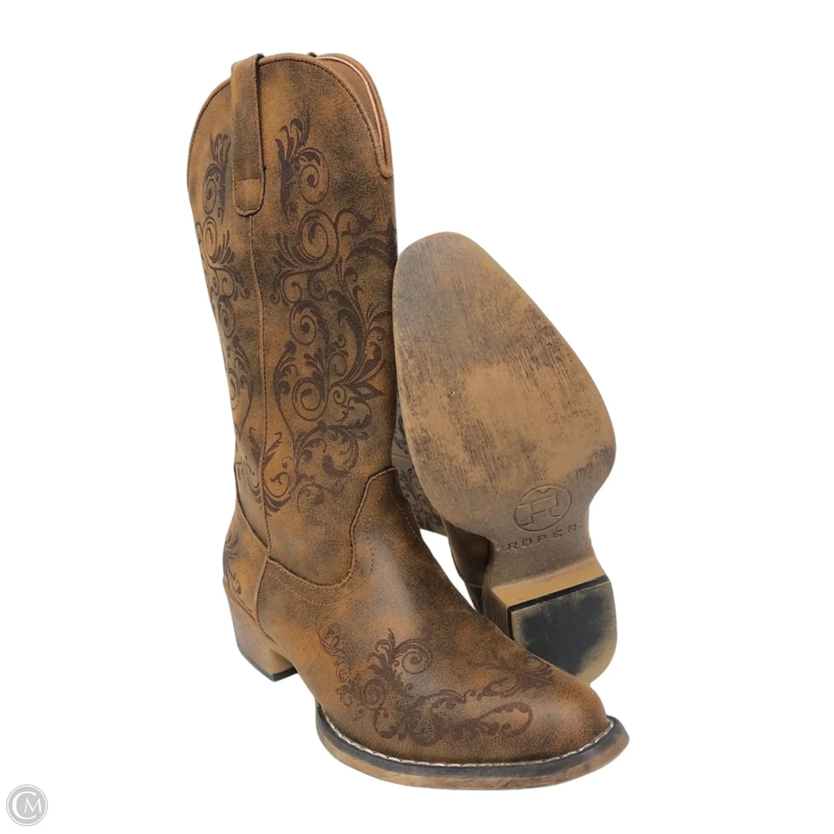 Boots Western By Roper In Brown, Size: 7.5