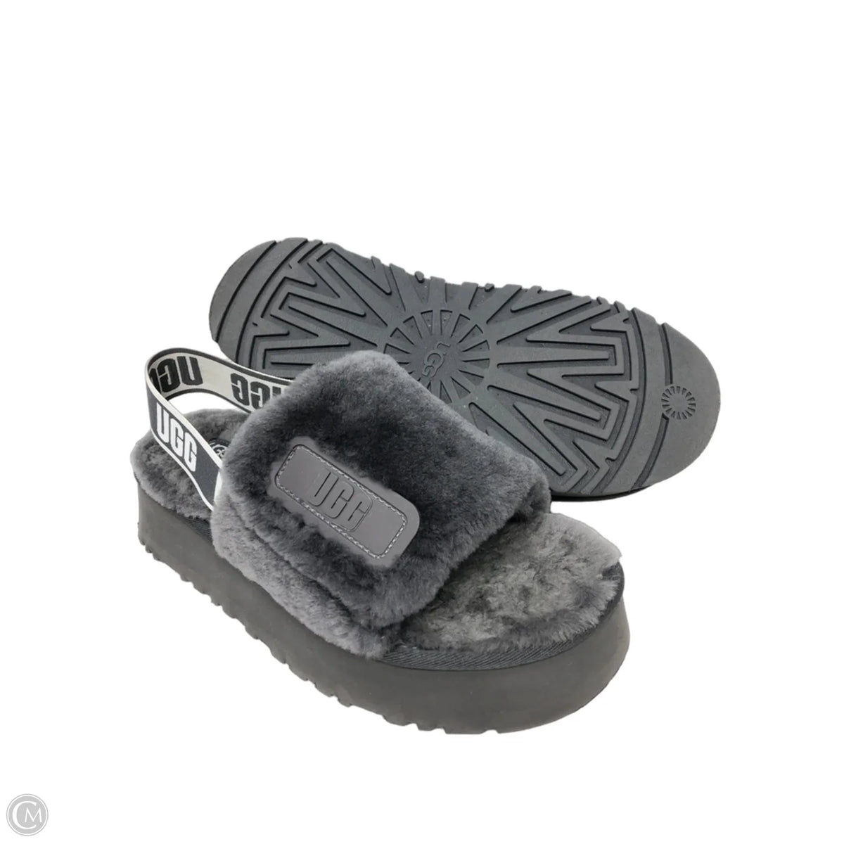 Slippers By Ugg In Grey, Size: 9