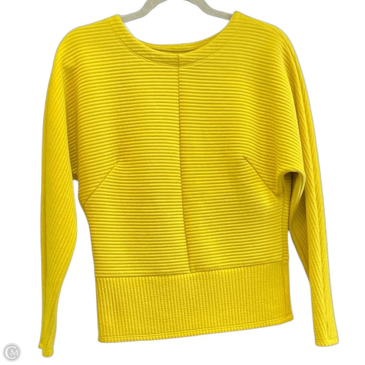 Top Long Sleeve By Kenneth Cole In Yellow, Size: Xs