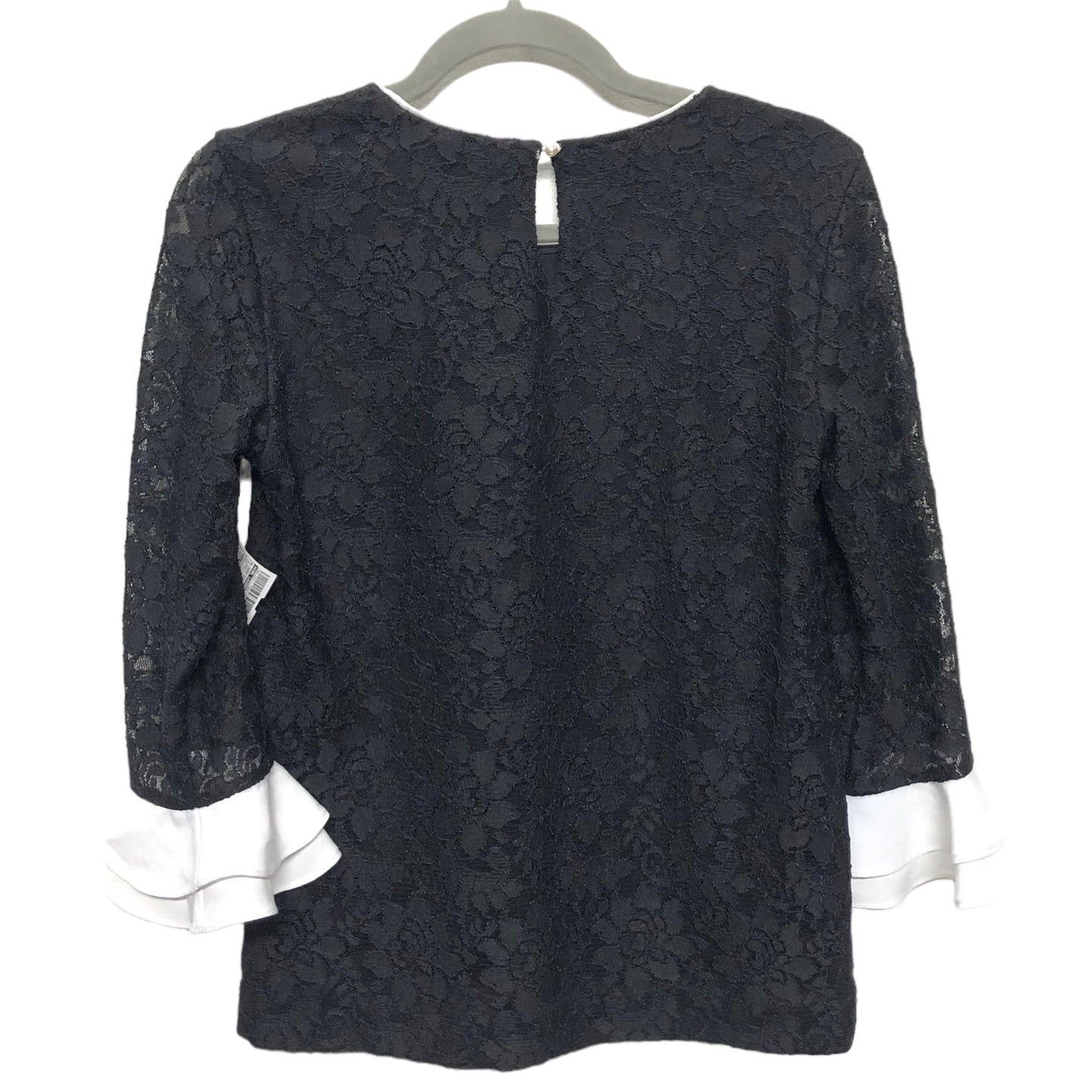 Blouse Long Sleeve By Karl Lagerfeld  Size: Xs
