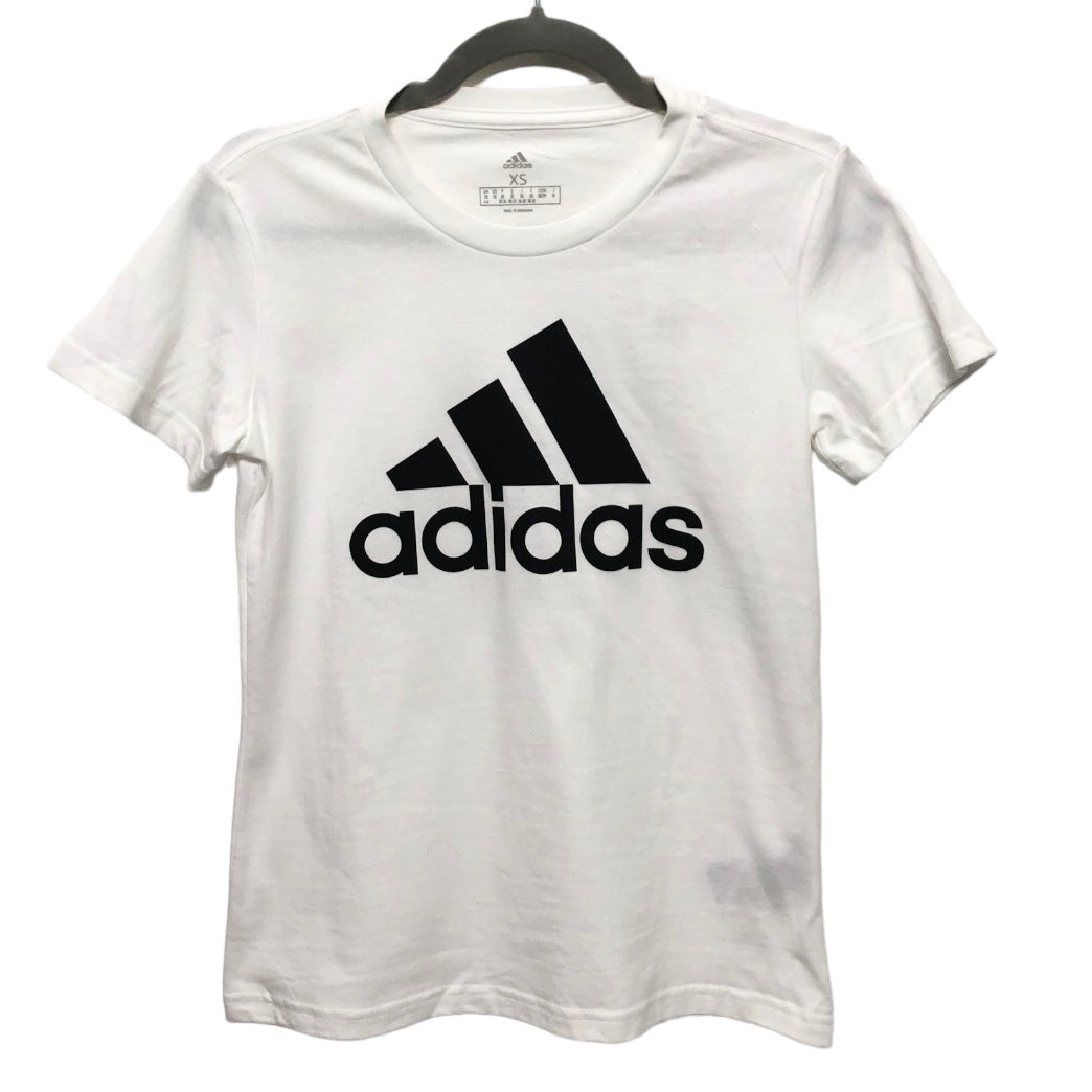 Athletic Top Short Sleeve By Adidas  Size: Xs