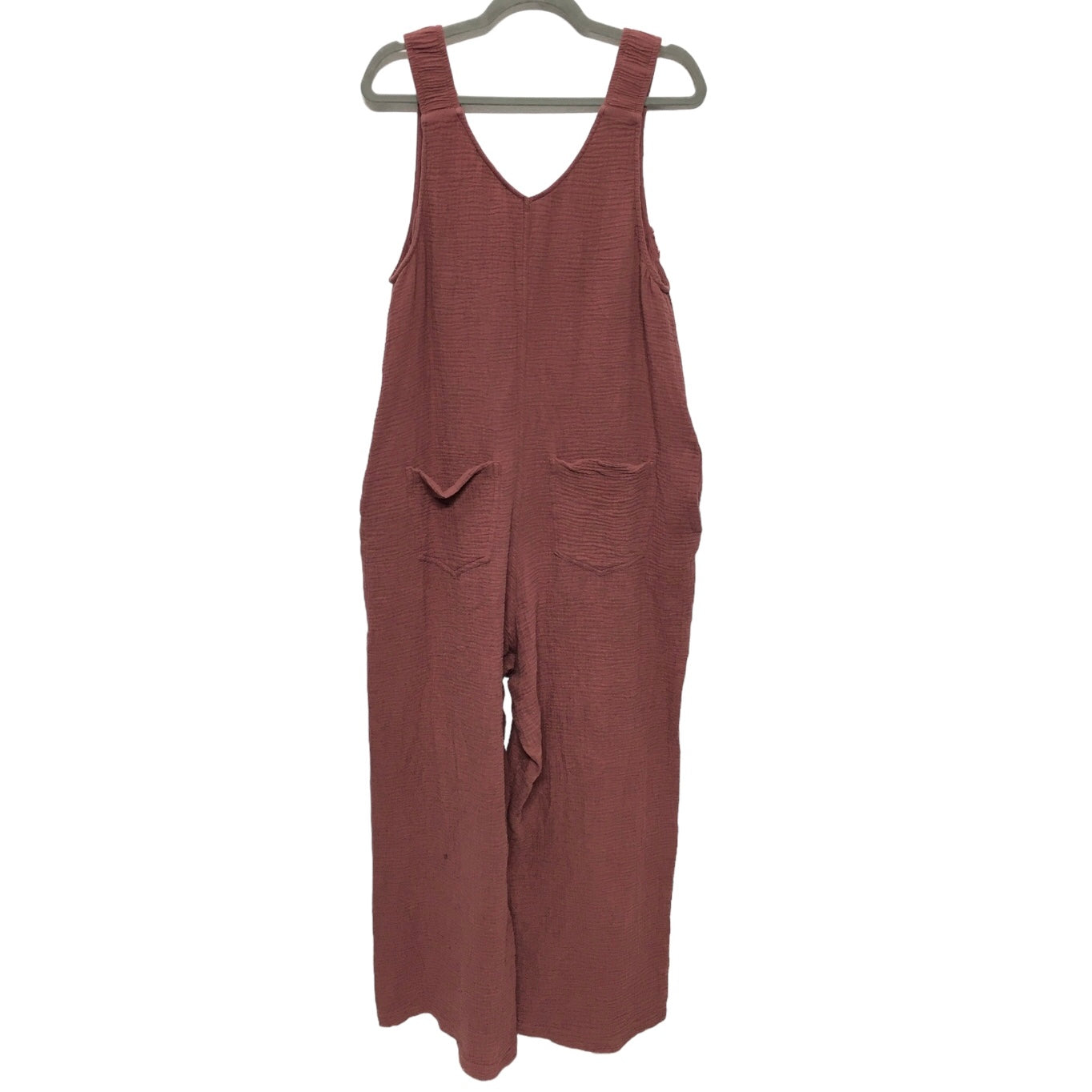 Brown & Red Jumpsuit Indigo Thread, Size L