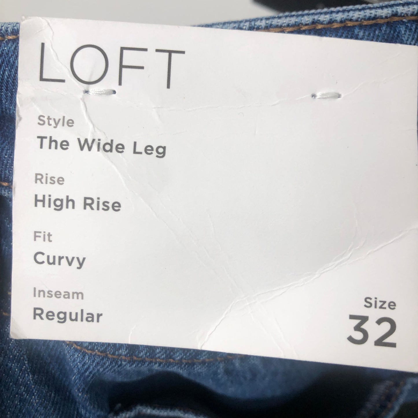 Jeans Wide Leg By Loft  Size: 14