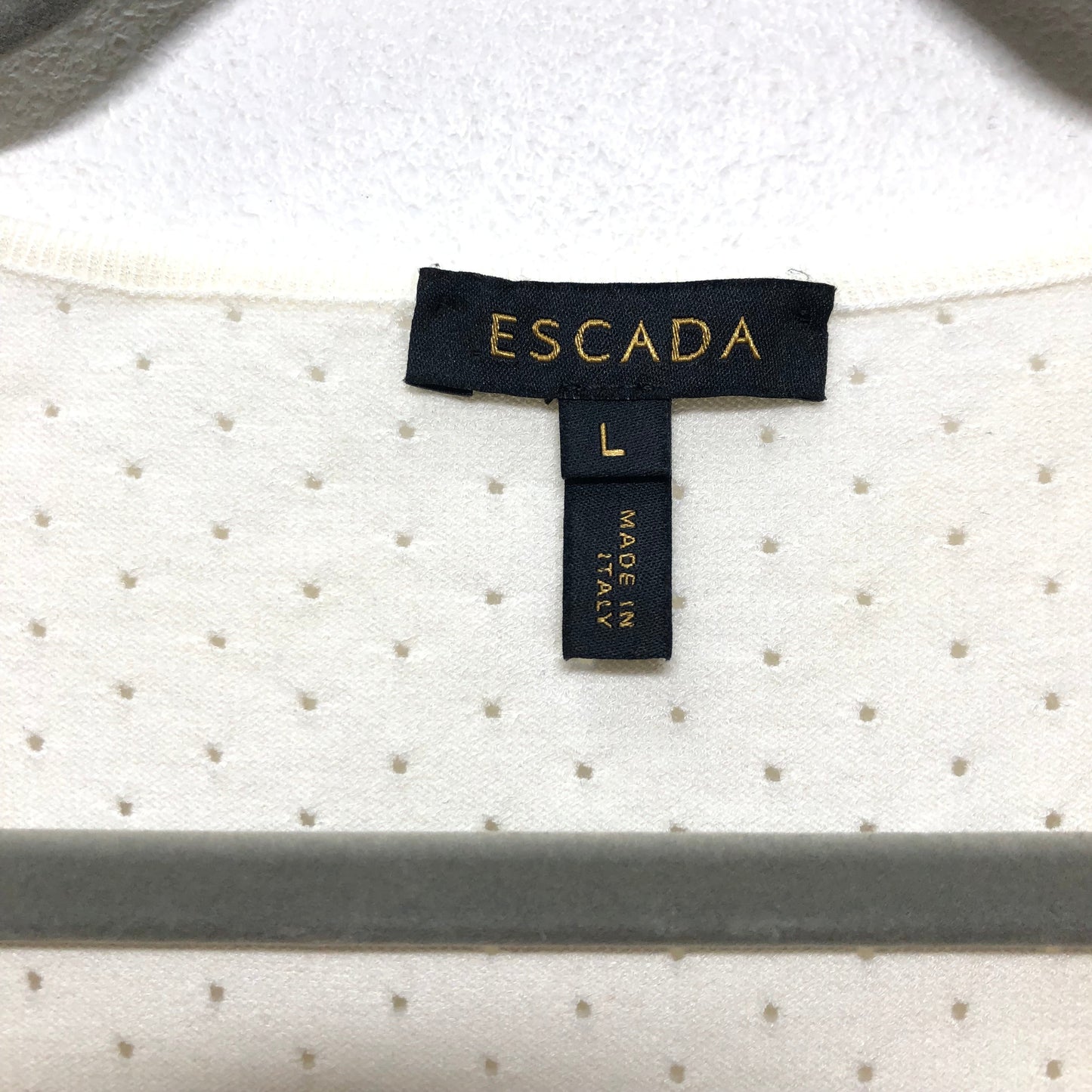 Top Sleeveless Luxury Designer By Escada  Size: L