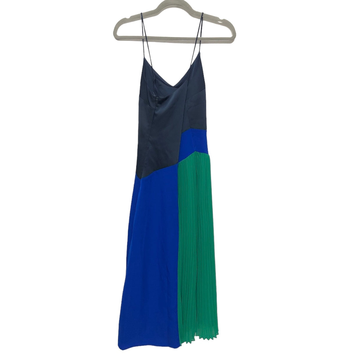 Blue & Green Dress Casual Midi Target-designer, Size 4