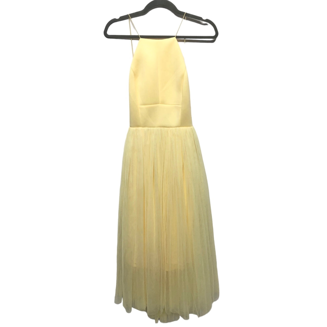 Yellow Dress Party Midi Asos, Size 6