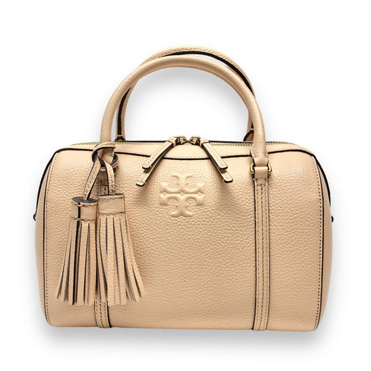 Tan Handbag Designer Tory Burch, Size Medium