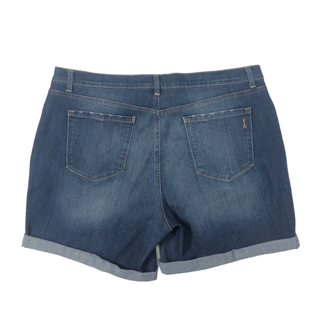 Blue Denim Shorts Vintage America, Size 14