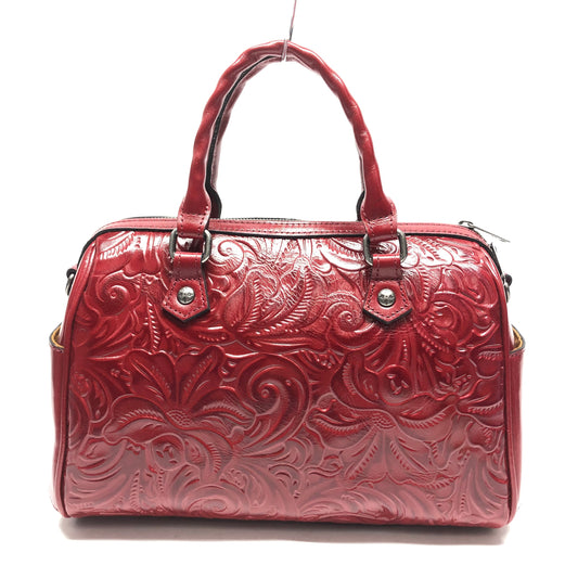 Red Handbag Designer Patricia Nash, Size Large