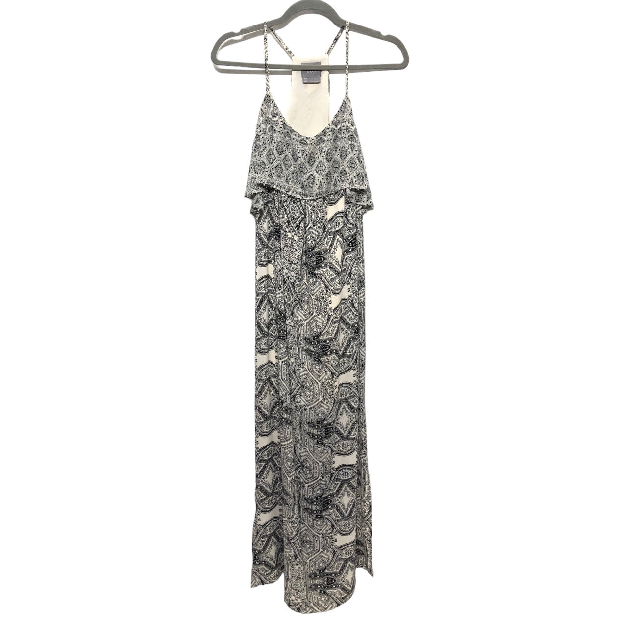 Black & Cream Dress Casual Maxi Anthropologie, Size 6