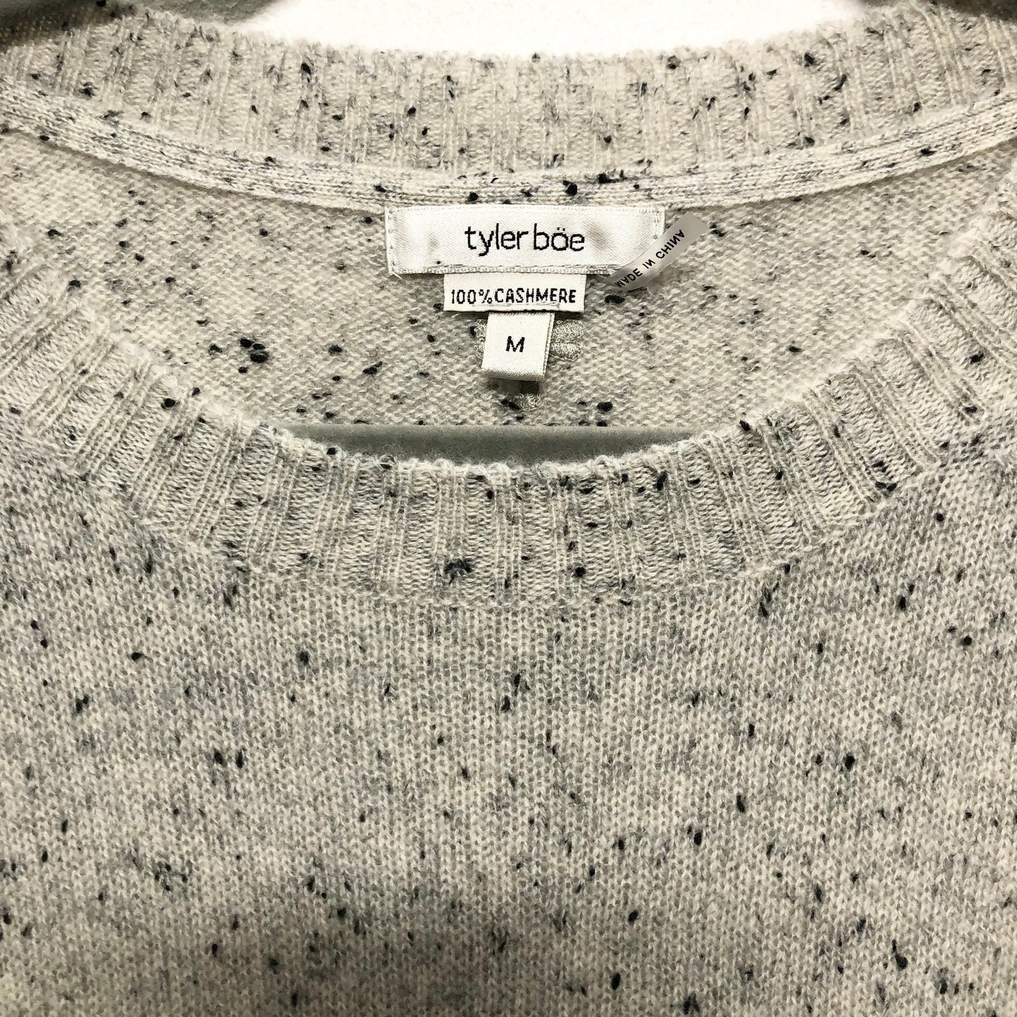 Grey Sweater Short Sleeve Tyler Boe, Size M