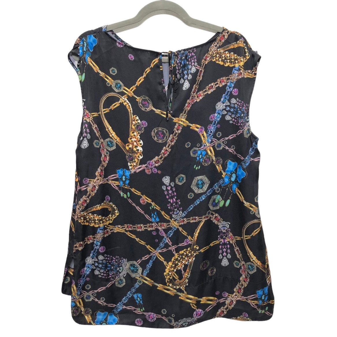 Multi-colored Blouse Sleeveless Chaus, Size L