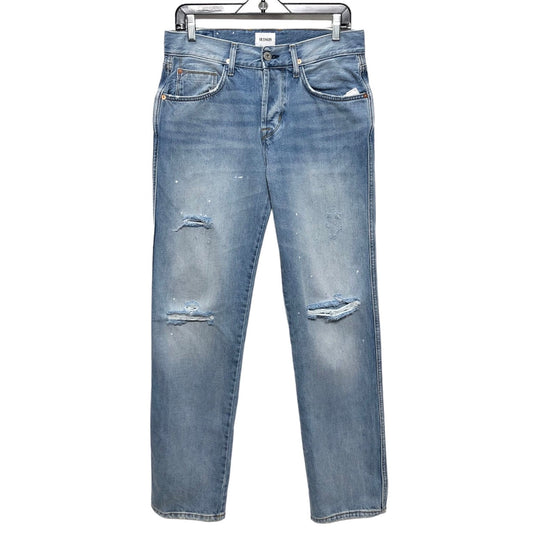 Blue Denim Jeans Straight Hudson, Size 10